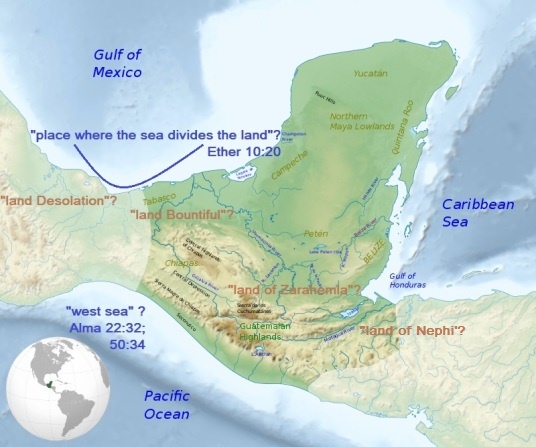 Misfit B of M Map - Mesoamerica