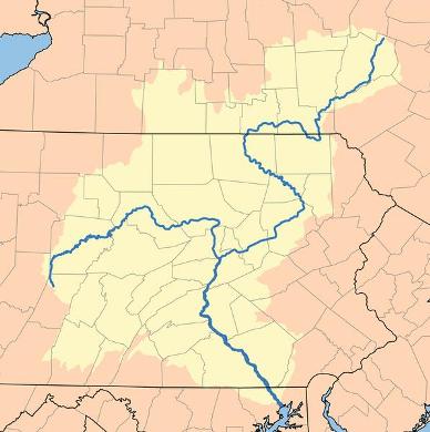 Northern and Western Branches of the Susquehanna River