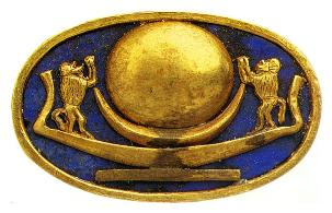 King Tut's solar bark ring