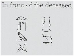 Label above the left hand of Maat