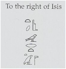 Label to the right of Isis