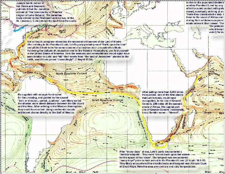 Lehi's Divinely Guided Voyage to America