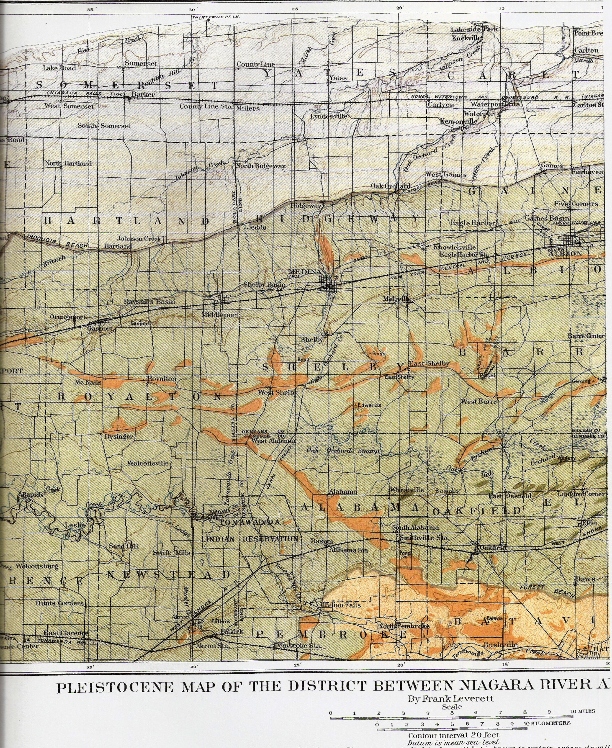 Batavia Moraine - narrow landbridge