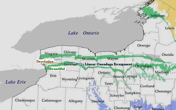 Linear Onondaga Escarpment