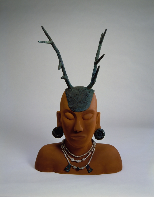Mound Builder Headdress and Pearls