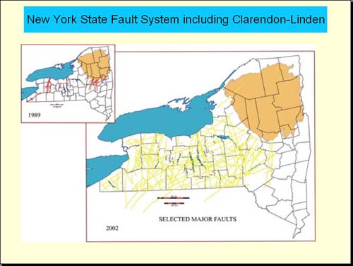 NY State Earthquake Fault System