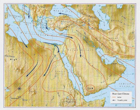 Prevailing Winds over the Black Sea