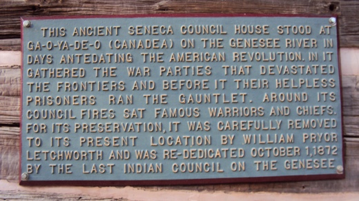 Seneca Council House Marker